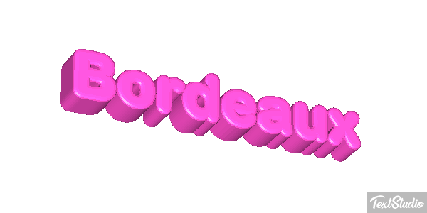 Bordeaux Efecto de texto