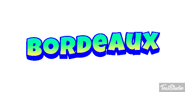 Bordeaux Efecto de texto