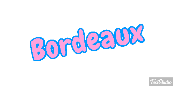 Bordeaux Efecto de texto