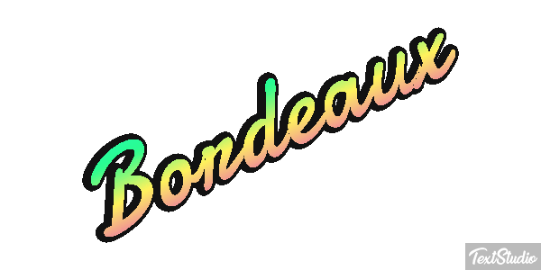 Bordeaux Efecto de texto