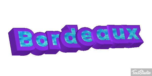 Bordeaux Efecto de texto