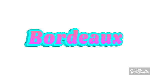 Bordeaux Efecto de texto