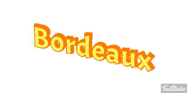 Bordeaux Efecto de texto