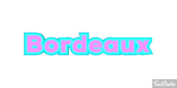 Bordeaux Efecto de texto