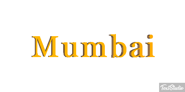 Mumbai Text effect