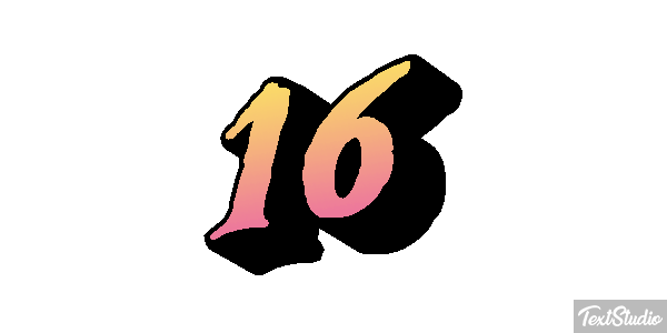 16 Text effect