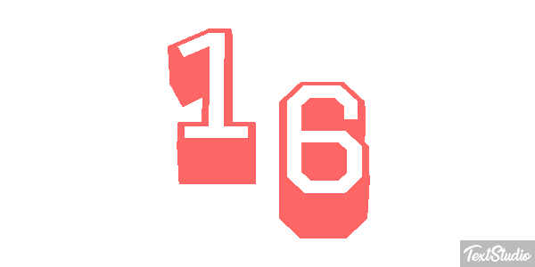 16 Text effect