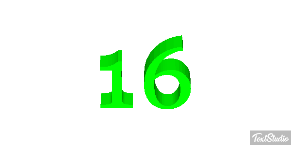 16 Text effect