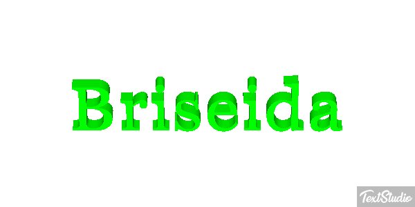 Briseida テキスト効果