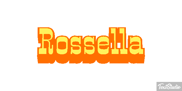Rossella Effetto testo