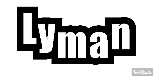 Lyman Text effect