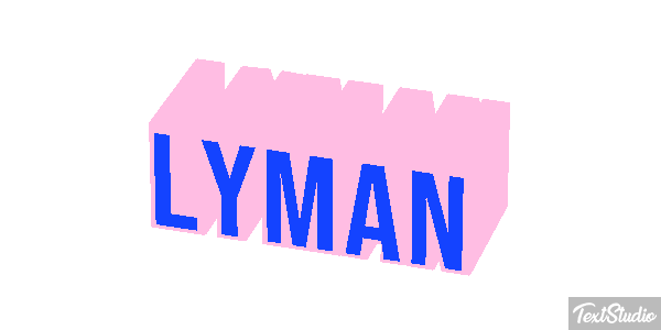 Lyman Text effect