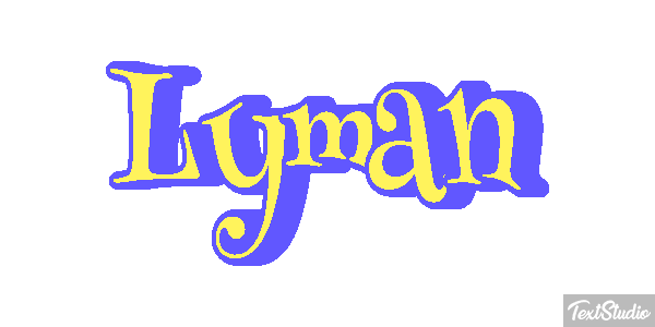 Lyman Text effect