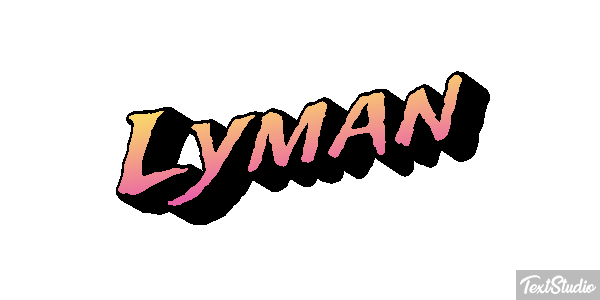 Lyman Text effect