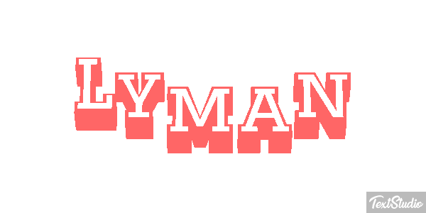 Lyman Text effect