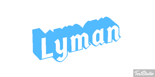 Lyman Text effect