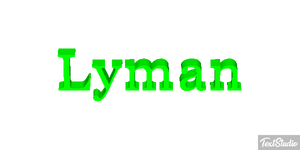 Lyman Text effect