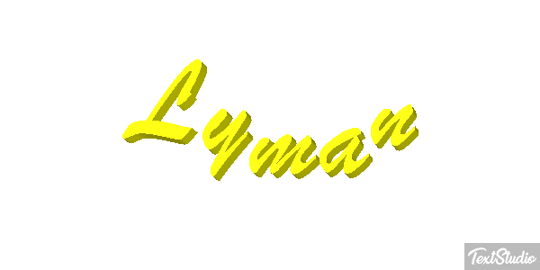 Lyman Text effect