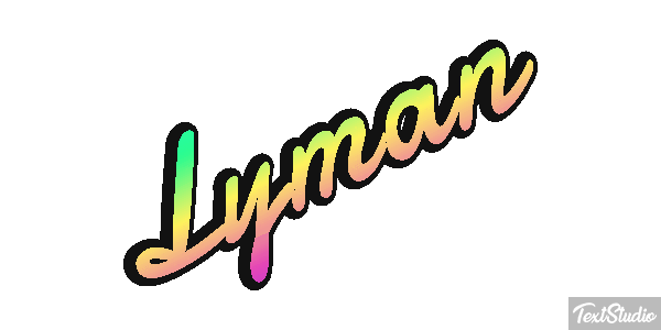 Lyman Text effect