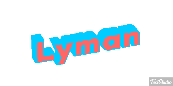 Lyman Text effect