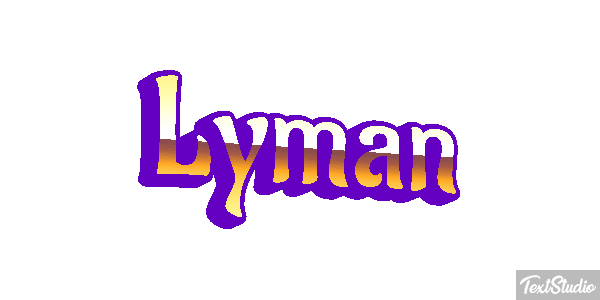 Lyman Text effect