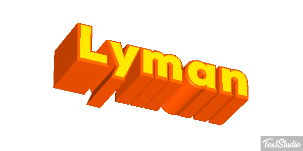 Lyman Text effect