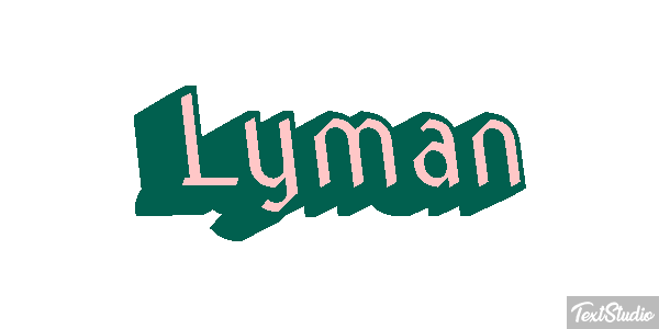 Lyman Text effect
