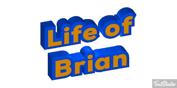 Life of Brian Effetto testo