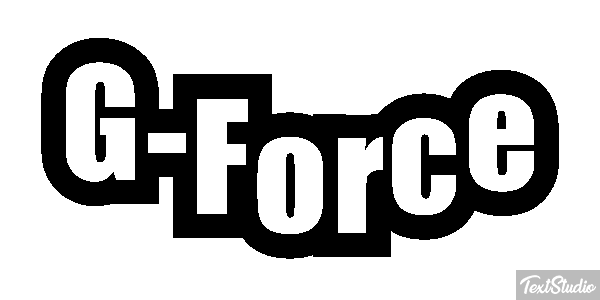 G-Force Efeito do texto