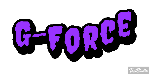 G-Force Efeito do texto
