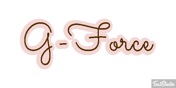 G-Force Efeito do texto