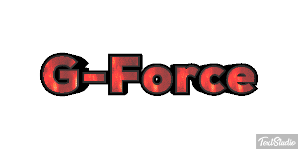 G-Force Efeito do texto
