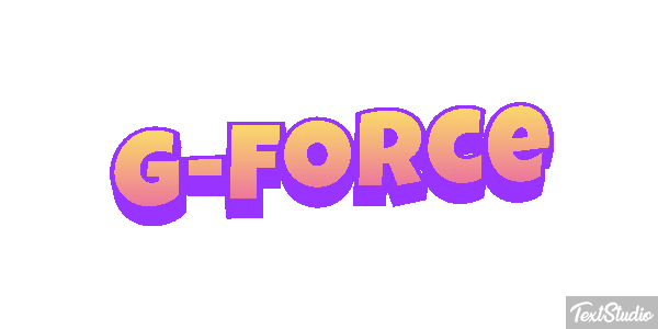 G-Force Efeito do texto