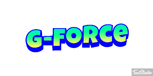 G-Force Efeito do texto