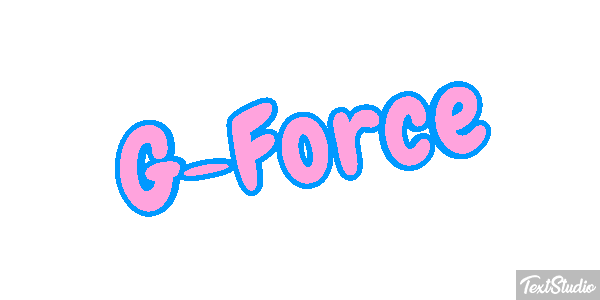 G-Force Efeito do texto