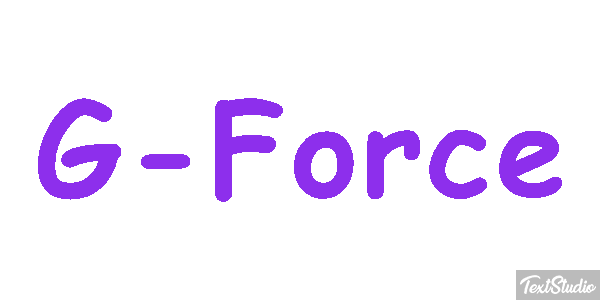 G-Force Efeito do texto