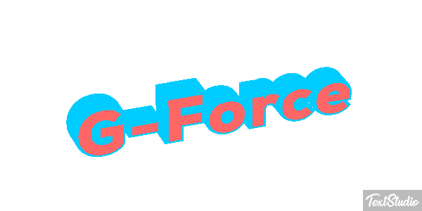 G-Force Efeito do texto