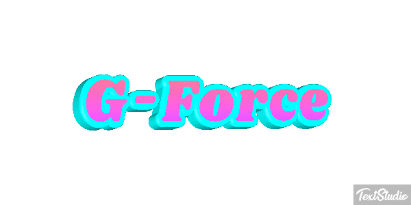 G-Force Efeito do texto