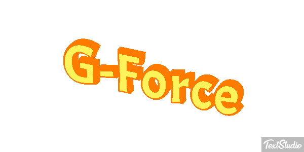 G-Force Efeito do texto