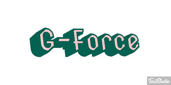 G-Force Efeito do texto