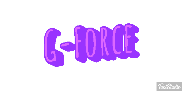 G-Force Efeito do texto