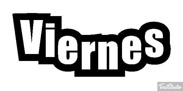 Viernes Effet de texte