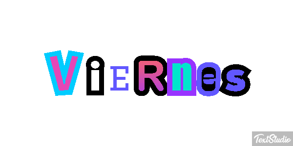 Viernes Effet de texte