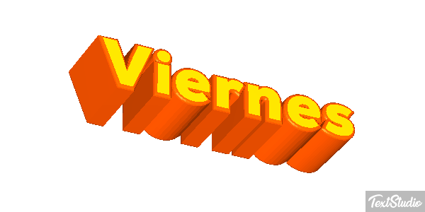 Viernes Effet de texte