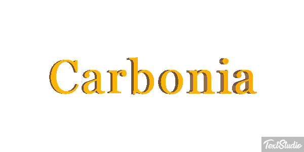 Carbonia Effetto testo
