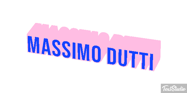Massimo Dutti Text effect