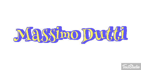 Massimo Dutti Text effect