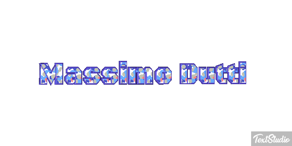Massimo Dutti Text effect