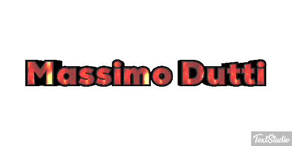 Massimo Dutti Text effect
