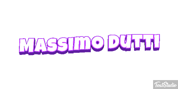 Massimo Dutti Text effect